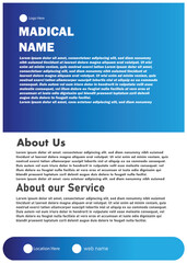 Simple Professional Medical Flyer Design 