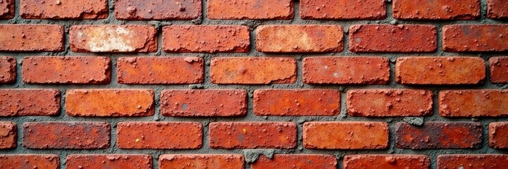 Rough texture, aged red bricks, varied mortar , building, old