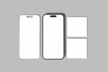 smartphone Social Media blank Mockup