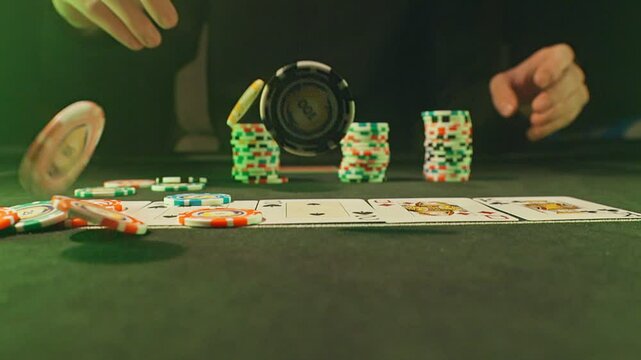 Casino poker play cards chips life Vegas winner chance club