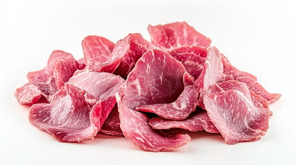 Obraz premium Heaping plate of thinly sliced Wagyu beef