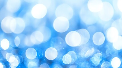 Obraz premium Abstract Blue Bokeh Lights Background Image