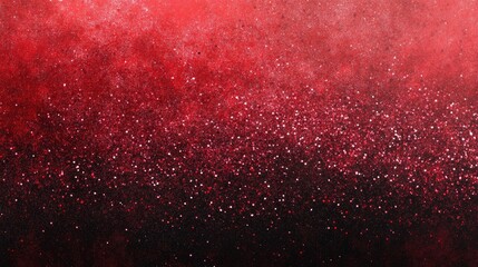 A deep, moody red and black gradient with glowing glitter-like particles, forming a soft and elegant backdrop.