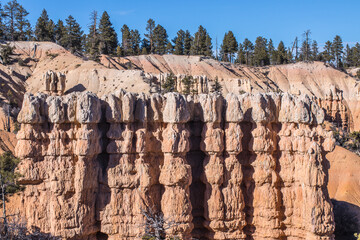 Hoodoos Rock Formations in Bryce Canyon National Park
