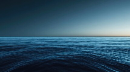 Obraz premium A minimal yet powerful petrol gradient with deep blue-black tones, perfect for branding and elegant layouts.