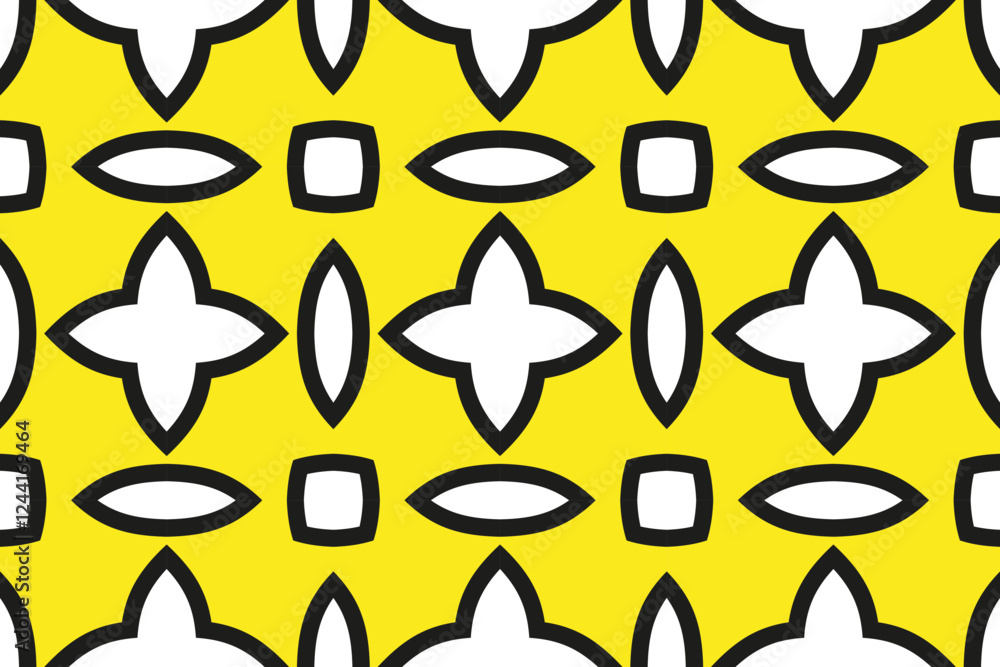 Poster vector seamless pattern.vector print for 2025.