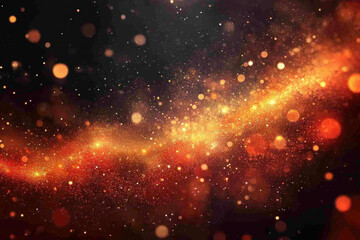 Fototapeta premium Black Bokeh Background