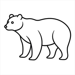 polar bear vector illustration