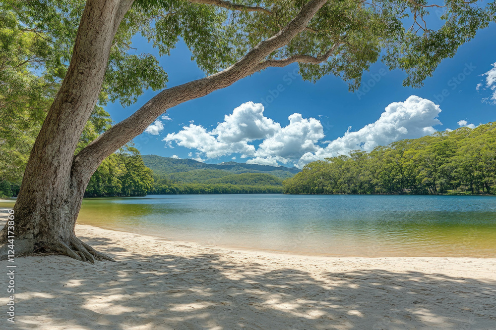 Wall mural Noosa River