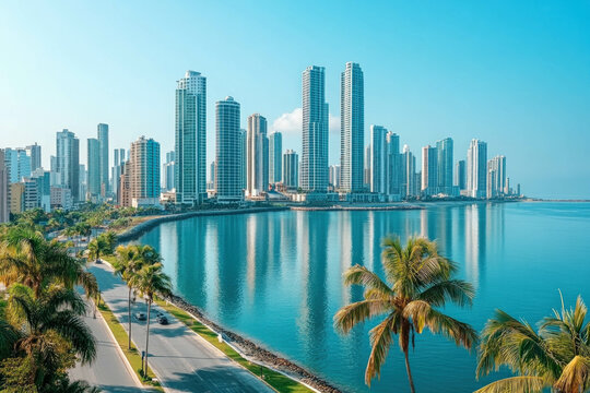Fototapeta Panama City, Florida Skyline