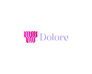 Abstract flower from curved gradient stripes logo. Universal beauty salon boutique spa logotype. Luxury cosmetics boutique sign.  illustration.