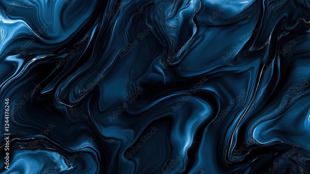 Poster panoramic gradient background with deep petrol blue fading into black, creating a stylish and refine