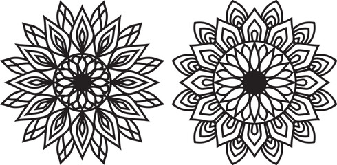 mandala .purple desgin