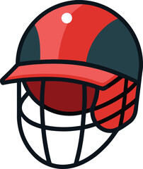 Naklejka premium helmet vector