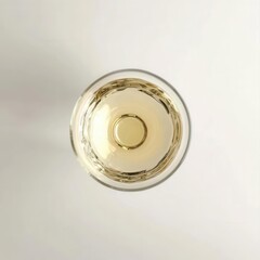 White Wine Glass Isolated on Pure White Background, High-Resolution PNG for Elegant Beverage Branding