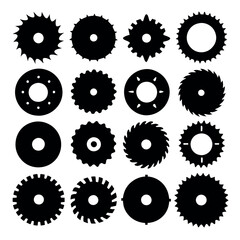 Collection of Various Saw Blade Icons