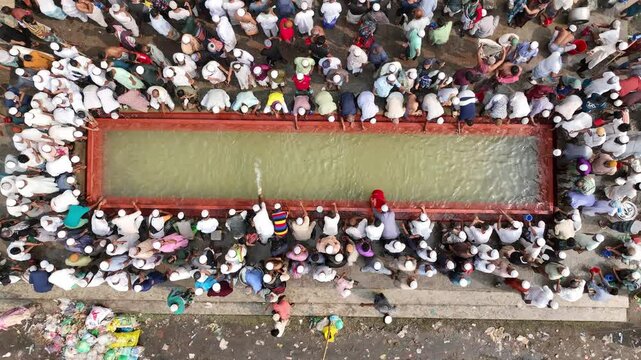 Ablution at Biswa Ijtema in Dhaka, Bangladesh