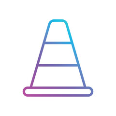 Cone vector icon