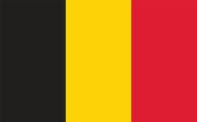 Belgium National Flag with actual Measurement