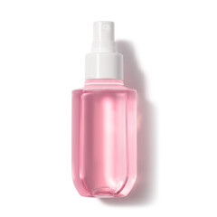 pink cosmetic container isolated