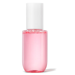 pink cosmetic container isolated