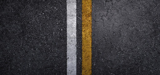 Realistic 3D Road Surface with Markings