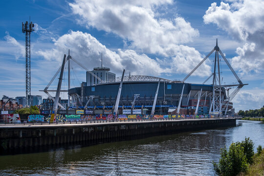 Principality Stadium, formerly the Millennium Stadium in the centre of Cardiff, home of the Wales national rugby union team