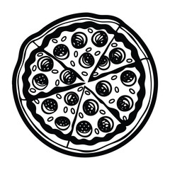 A pizza vactor illustration
