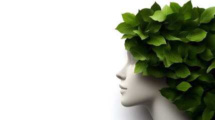 tree shaped person, logo, vector illustration, very clean