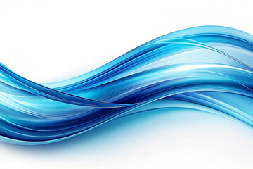 Obraz premium Blue wave abstract background design