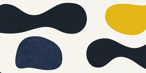 Obraz premium Abstract Colorful Shapes On Textured Background, Playful Artistic Design For Modern Interiors