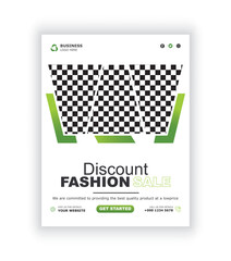 Modern Discount Fashion Sale Flyer Template