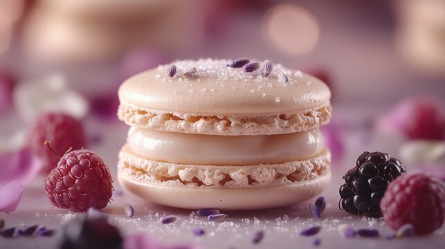 Romantic macaron