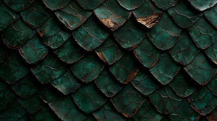 Dark green scales texture, fantasy background, reptile skin pattern, game design