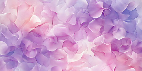 Obraz premium Soft pastel abstract petals in pink and purple hues