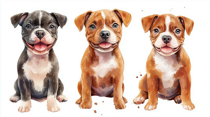 Fototapeta premium Staffordshire Bull Terrier