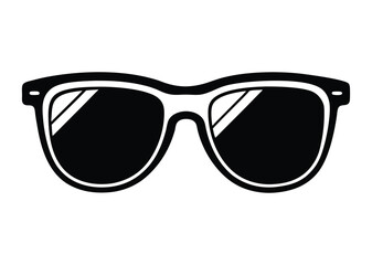 sunglass silhouette, Sunglass silhouette vector, sunglasses icon vector 