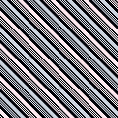 Striped diagonal pattern on black background for gift wrapping paper.