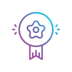 Badge vector icon