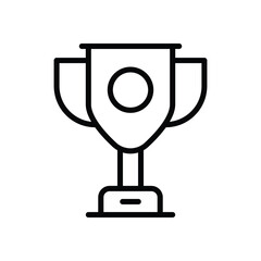 Trophy vector icon