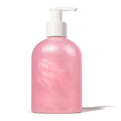 pink cosmetic container isolated