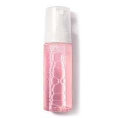 pink cosmetic bottle