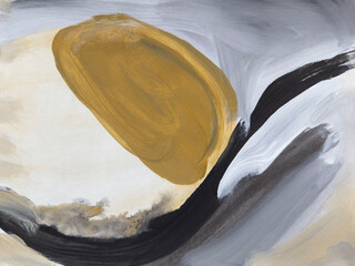 Modern Abstract Art Painting. Modern art. Contemporary art. 