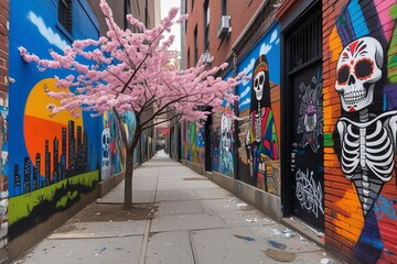 graffiti on the street