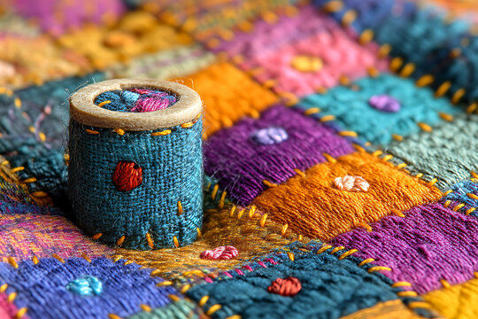 Thread is the basic material for weaving, and fabric is created by joining the threads. Different types of thread, such as cotton, wool, or silk, give fabrics special characteristics.


