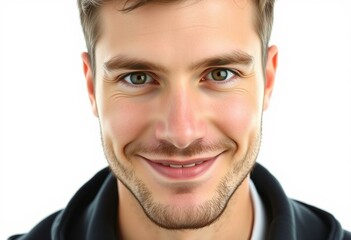 Fototapeta premium Male portrait with neutral expression