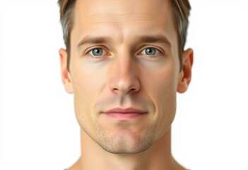 Obraz premium Male portrait with calm facial expression