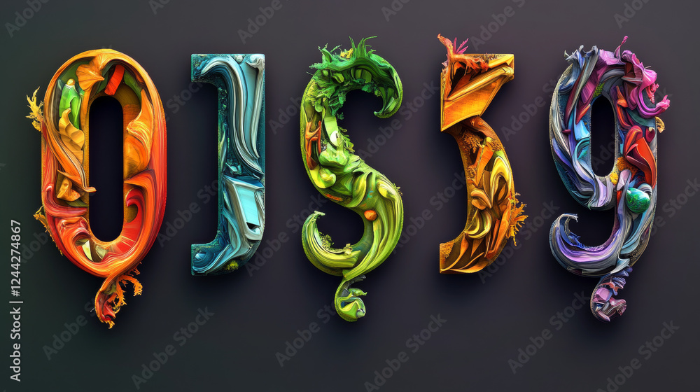 Poster set of alphabet symbols and elements of letter j, such a logo. rasterized version also available in 