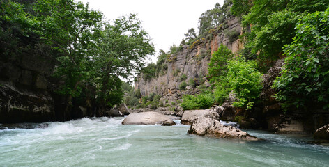 Koprulu Canyon, located in Antalya, Turkey, is one of the most important tourism places in the...