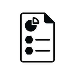 Obraz premium Business Report vector icon